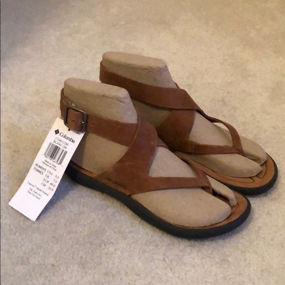 Columbia Caprizee Sandals Nubuck Elk 9